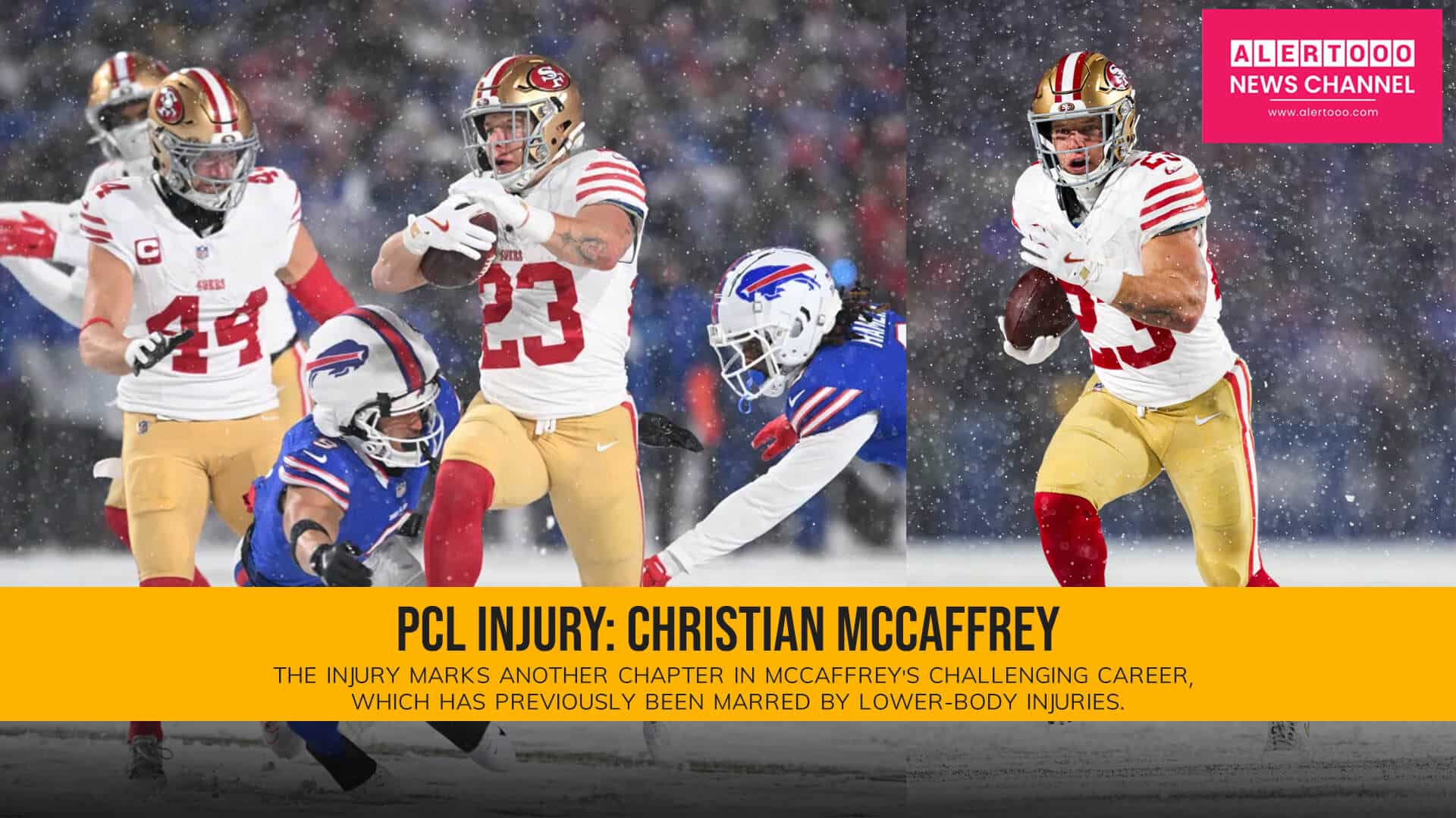 PCL Injury Christian McCaffrey